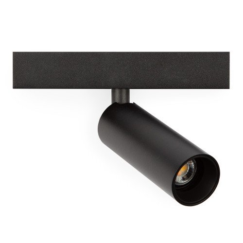 Binnenverlichting zwarte inbouwspot Aluminium