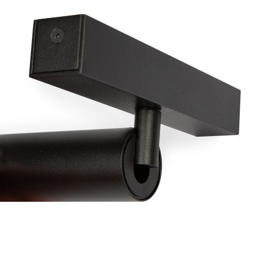 Binnenverlichting zwarte inbouwspot Aluminium
