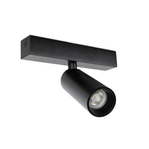 Binnenverlichting zwarte inbouwspot Aluminium