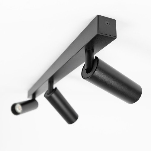 Binnenverlichting zwarte inbouwspot Aluminium