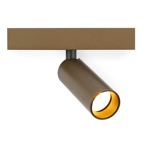 Binnenverlichting bronzen opbouwspot Aluminium