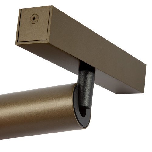 Binnenverlichting bronzen opbouwspot Aluminium