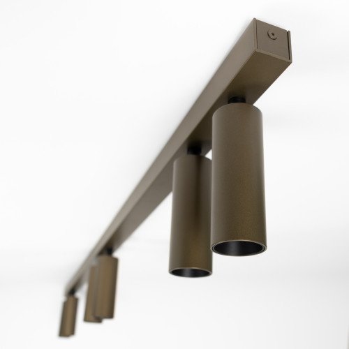 Binnenverlichting brons inbouwspot Aluminium
