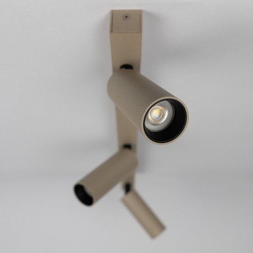 Binnenverlichting champagne inbouwspot Aluminium