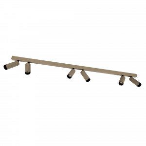 Binnenverlichting champagne inbouwspot Aluminium