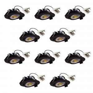 Ronde inbouwspot plafond wit dimbaar 82cm