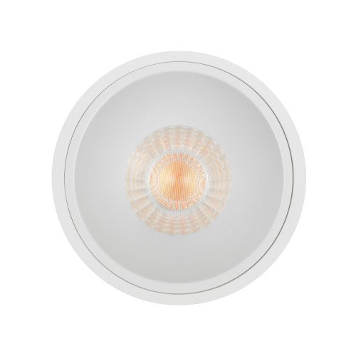 Ronde inbouwspot Ivar plafond wit dimbaar 90mm