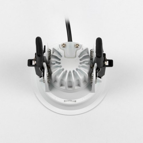 Inbouwspot wit Ivar koperen ring Dimbaar LED