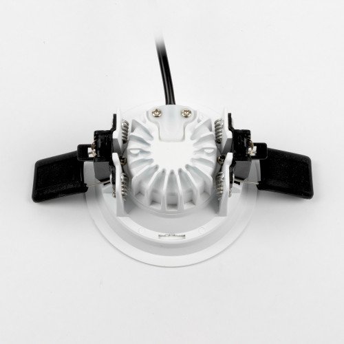 Inbouwspot wit Ivar koperen ring Dimbaar LED