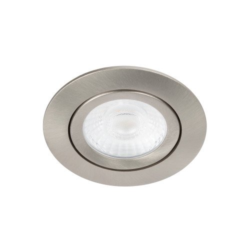 Ronde inbouwspot plafond brushed dimbaar 82cm