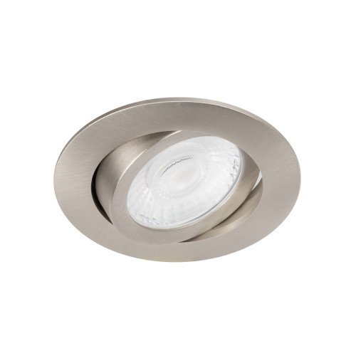 Ronde inbouwspot plafond brushed dimbaar 82cm