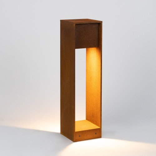 Tuinlamp cortenstaal vierkant modern GU10