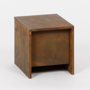Muurlamp cortenstaal vierkant modern GU10 Muurlamp cortenstaal vierkant modern GU10