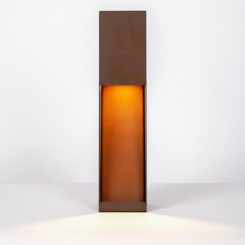 Tuinlamp cortenstaal vierkant modern GU10