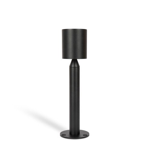 Issy tuinlamp zwart small bij siersiergras met neerwaarts licht