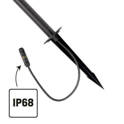 Issy Tuinlamp Zwart Medium