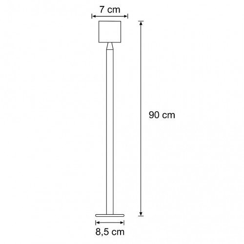 Issy Tuinlamp Zwart Large