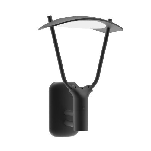 Buitenlamp Bern muurlamp zwart aluminium modern
