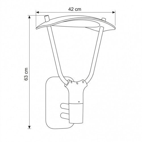 Buitenlamp Bern muurlamp zwart aluminium modern