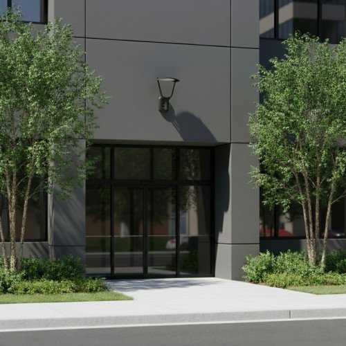 Buitenlamp Bern muurlamp zwart aluminium modern