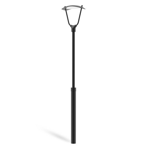 Buitenlamp Bern Lantaarn zwart aluminium modern