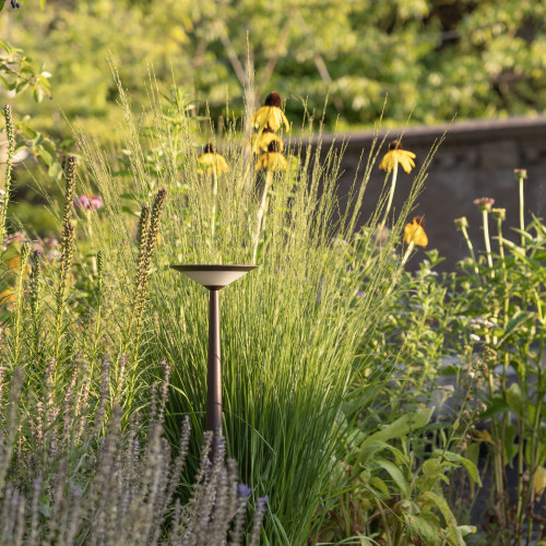 Buitenlamp Elin tuinlamp corten aluminium modern