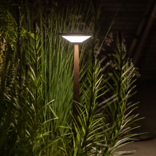 Buitenlamp Elin tuinlamp corten aluminium modern