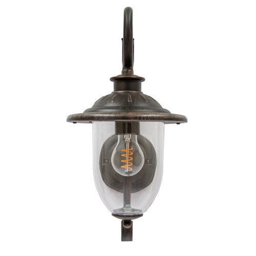 Buitenlamp Elzas roestkleurig bruin E27 muurlamp