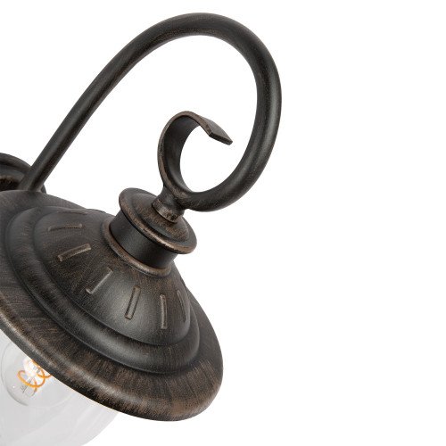 Buitenlamp Elzas roestkleurig bruin E27 muurlamp