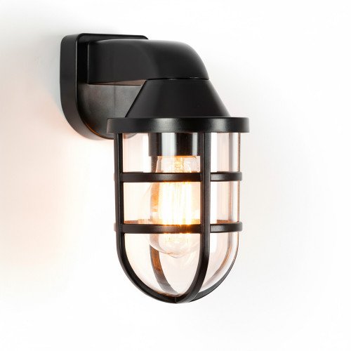 Buitenlamp Davi muurlamp zwart modern