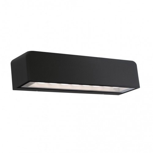 Buitenlamp Warwick Muurlamp Zwart aluminium modern