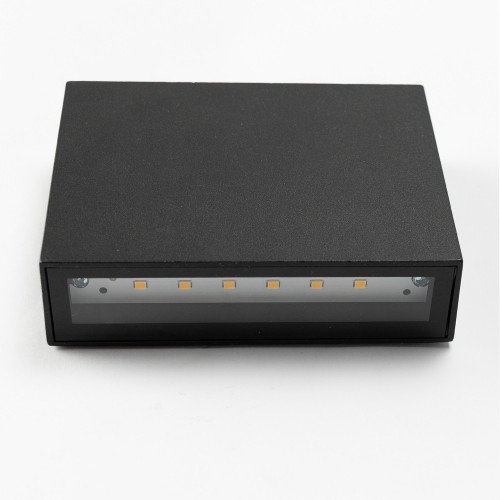 buitenlamp Nelson Up & Down muurlamp zwart aluminium modern