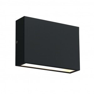 buitenlamp Nelson Up & Down muurlamp zwart aluminium modern buitenlamp Nelson Up & Down muurlamp zwart aluminium modern