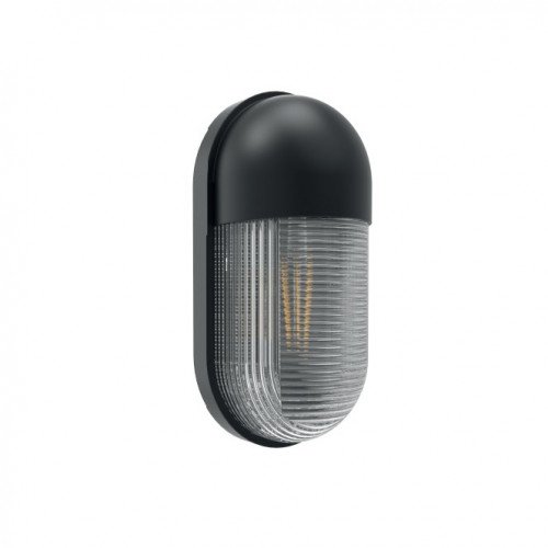 Buitenlamp bullet muurlamp zwart aluminium modern