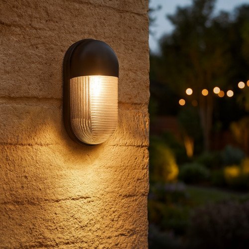 Buitenlamp bullet muurlamp zwart aluminium modern Buitenlamp bullet muurlamp zwart aluminium modern