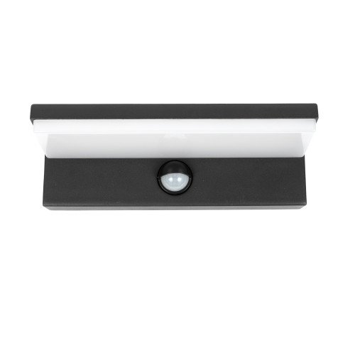 Buitenlamp Ian bewegingssensor wandlamp zwart aluminium modern