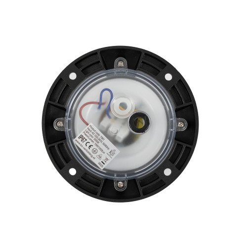 Buitenlamp Star grondspot zwart aluminium modern