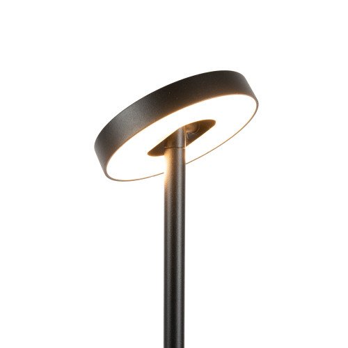 Buitenlamp kantelbaar tyra tuinlamp zwart aluminium modern