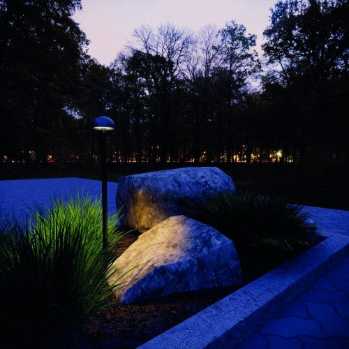 Zwart Lina Tuinlamp 60cm aluminium IP65