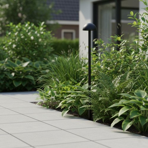 Zwart Lina Tuinlamp 60cm aluminium IP65