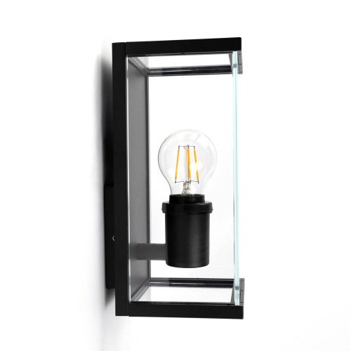 Buitenlamp Toledo muurlamp aluminium zwarte strak