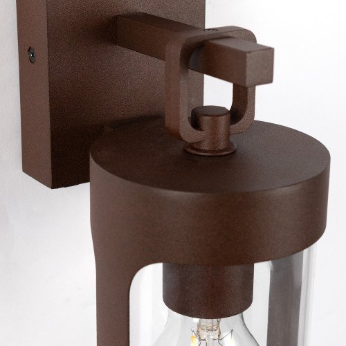 Buitenverlichting Zaragoza muurlamp corten aluminium