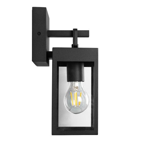 Buitenverlichting Cartagena muurlamp zwart aluminium