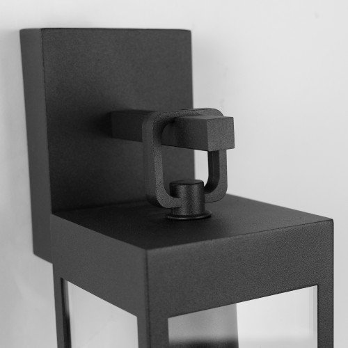 Buitenverlichting Cartagena muurlamp zwart aluminium