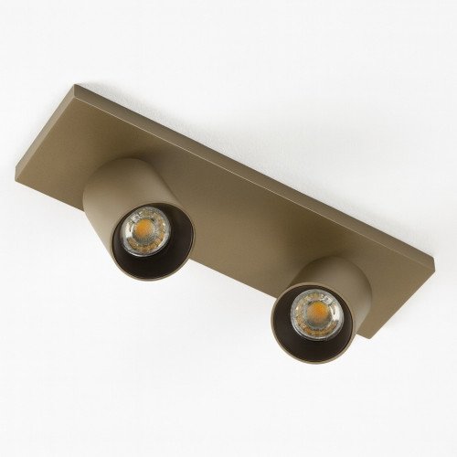 Binnenverlichting Mila 2 plafondlamp brons modern