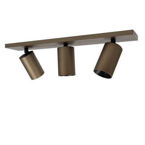 Binnenverlichting Mila opbouwspot brons modern