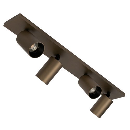 Binnenverlichting Mila 3 opbouwspot brons modern