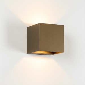 Binnenverlichting Shift muurlamp brons modern