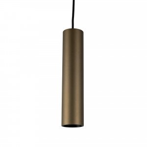 Binnenverlichting Cylin hanglamp brons modern