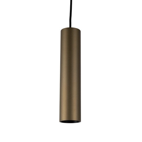 Binnenverlichting Cylin hanglamp brons modern